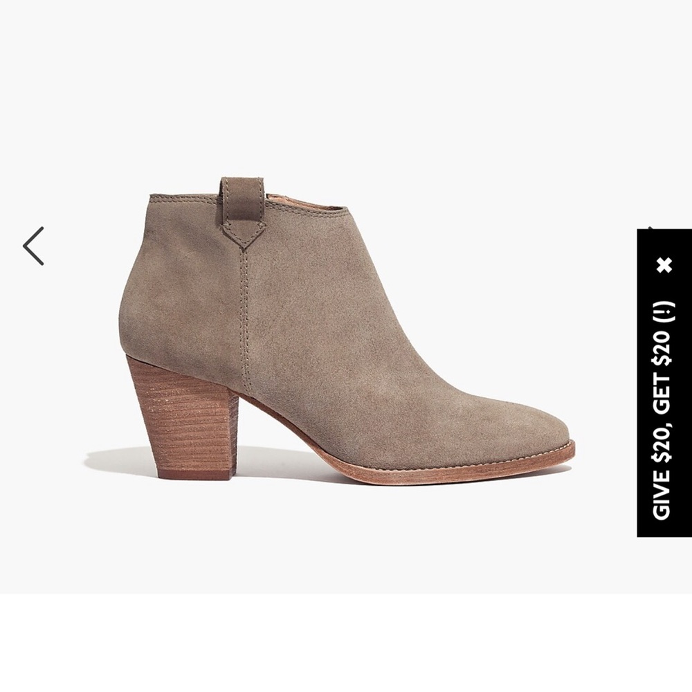 Madewell The Billie boot in suede
